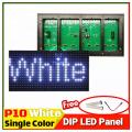 P10 Outdoor White LED module DIP 32*16 Pixel 320*160mm for Single color LED display Scrolling message led sign 16 x 32 using Controller HD-U6A.