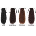 Women's 32"super Long Corn Wavy Ponytail Hairpieces Synthetic Afro Curly Drawstring Ribbon Fake Hair Kinky Culy Hair Extensions.
