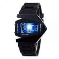 Black Stainless Steel Digital Watch for Men.