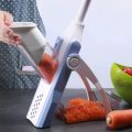 5 in 1 Adjustable mandoline slicer for Cooking & Meal Prep.Can cut slicing, strips,shredding and dicing Kitchen Veggie chopper Artifact Vegetable mandolin with adjustable stainless steel blades, vegetable slicer, onion slicer, non-slip base-Best Gadgets. 