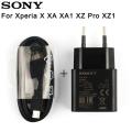 Sony Adapter Fast Charging Charger UCH10 For Sony Xperia X/XZ Pro XZ1/XZ1 Micro USB Cable.