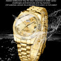 2024 New Men Watch Skeleton Quartz Wristwatch Gold Skeleton Retro Man Watch Top Brand Luxury Clock Mens Watches Reloj Hombr. 