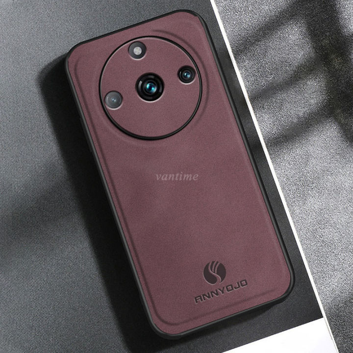 Vantime%20for%20Realme%2011%20Pro%20/%2011%20Pro+%20Plus%205G%20Case%20PU%20Leather%20Magnetic%20Attraction%20Matte%20Back%20Cover%20-%20Image%202