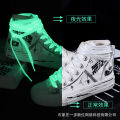 1 Pair Luminous Shoelaces Flat Sneakers Canvas Shoe Laces Glow In The Dark Night Color Fluorescent Shoelace 100cm.