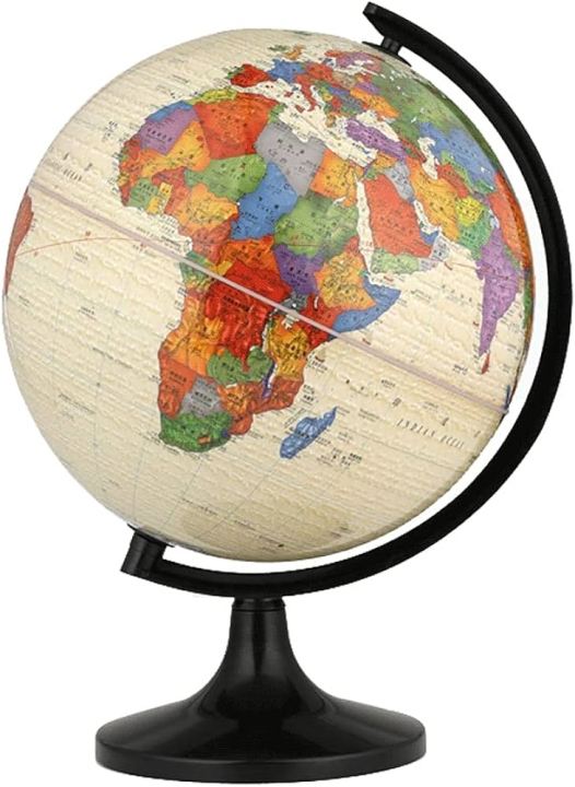 World Globe Map Rotating Stand 20CM