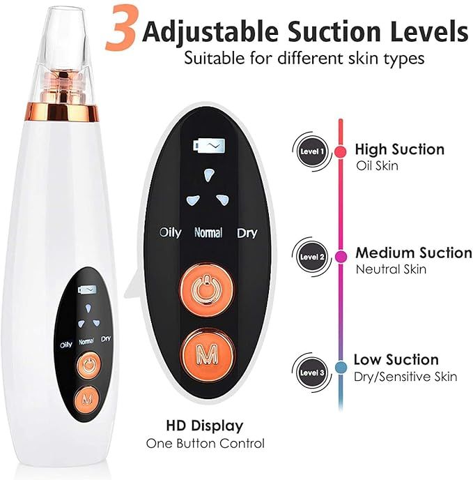 Rechargeable Electric Blackhead Remover Device