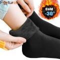 Breathable Comfortable Winter Warm Middle Tube Socks Snow Boots Floor Sock Women Short Socks Solid Color Daily Thicken Soft Ankle socks Casual Velvet Thermal Ladies Girls. 