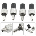 4 Pcs Bicycle Tube Valve Bike Replacement Dunlop Valve Germany Valve Bicycle Wheel Valve Cover Dustproof Car Accessories. 