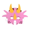11pcs/set Dinosaur Party Masks Elastic Felt Child Maques Foam Dragon Face Mask for Kids Themed Masquerade Halloween Party Gift. 