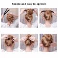 1 stick messy hair bun band for women hair. 