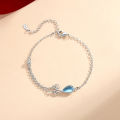 New Rupert Tears Couple Bracelet Valentine's Day Gift Fashion Small Fresh Blue Tears Bracelet for Men and Women.