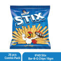 Ifad Eggy Stix Chips (Bar-B-Q) 16gm X (26 Pcs Pack). 