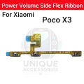 Xiaomi Poco F1 F3 X3 Power on / off Switch Button Side Volume Up Down Buttons Flex Cable Replacement Parts. 