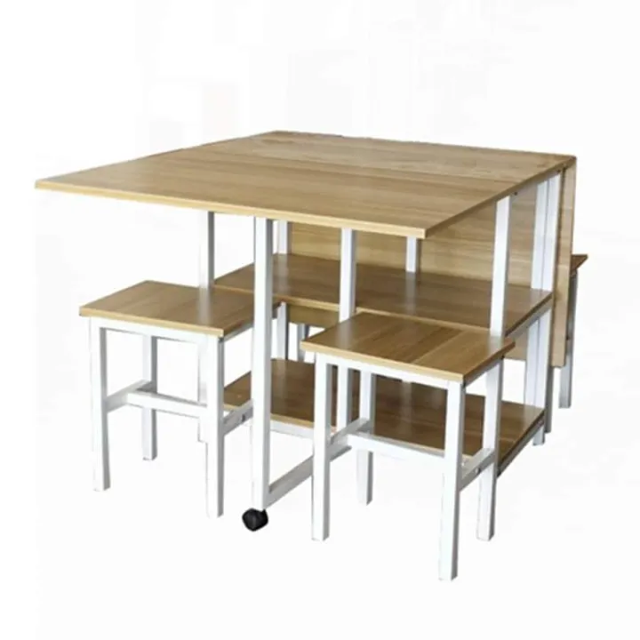 Folding%20Dining%20Table%20-%20Wooden%20and%20Steel%20-%20Image%204