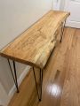 Live Edge Entryway Table/Sofa Table. 