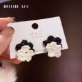 needle Korean sweet and cute cherry earrings female autumn and winter temperament flower earrings girl heart earrings for girls for women low price. 