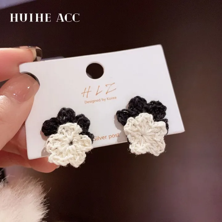 needle%20Korean%20sweet%20and%20cute%20cherry%20earrings%20female%20autumn%20and%20winter%20temperament%20flower%20earrings%20girl%20heart%20earrings%20for%20girls%20for%20women%20low%20price%20-%20Image%203