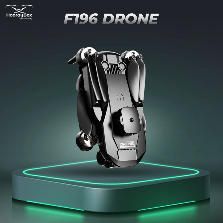 F196 Obstacle Avoidance Sensor Brushless Drone with 4K HD Dual Camera  WIFI FPV Brushless Motor Stabilize Mode Electric Professional Drone