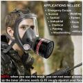 Gas mask full face mask respirator paint chemical pesticide laboratory dust multifunctional applicable to 3M 6800 gas mask filte.