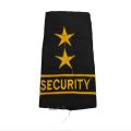Security Bach - security guard uniform Bach Epaulet , Shoulder Bach- Security Patch tag nameplate.