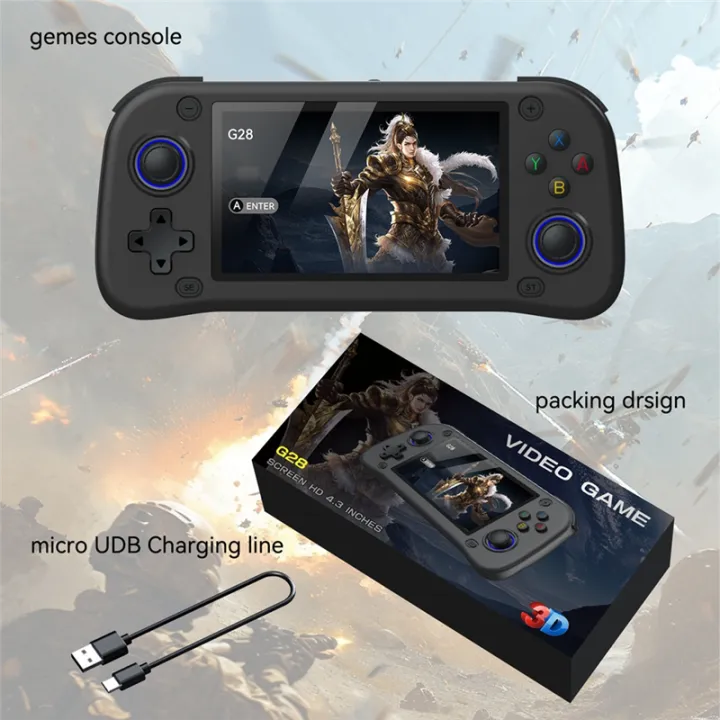 G28%20Retro%20Handheld%20Video%20Game%20Console%2064GB%2010000+Game%204.3%20Inch%20Screen%20Linux%20Pocket%20Player%20for%20/PS1/N64%20Simulator%20B%20-%20Image%206