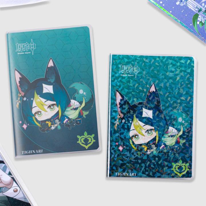 Kawaii%20Nahida%20Shikanoin%20Heizou%20Anime%20Notebook%20Genshin%20Impact%20Student%20Journaling%20Stationery%20for%20Diary%20School%20Supplies%20Memo%20Pad%20-%20Image%202