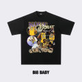 Kobe Bryant Tee Black Mamba Kobe Salute PortraitTT-shirt Basketball Retro.