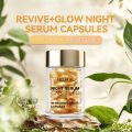 Vitamin C Facial Capsule Serum Moisturizing Anti Aging Wrinkle Removal Dark Spots Repair Acne Skin Rejuvenation Essence Capsules.