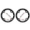 Bike Gear Round/Oval Chain Ring 104BCD Narrow Wide Chainring Positive and Negative 32T/34T/36T/38T Chainwheel Single Speed Road Bike. 
