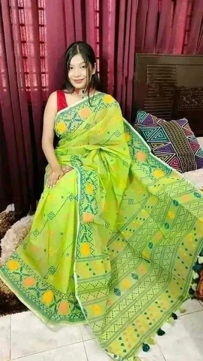 Product%20details%20of%20Jamdani%20Print%20Screen%20Saree%20-%20Image%202