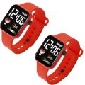 New LED Fashionable Watch, Square LED Digital Sports Watch, Waterproof LED Wrist Watch - Watch For Men - Watch - Watch For Men - Watch - ঘড়ি - Watch For Men. 