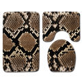 Animal print, skin pattern, leopard print, tiger print, toilet carpet, three-piece bathroom anti-slip mat, to figure the foot mat, cross-border delivery.