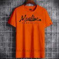 Muslim Design Ash Colour Jersey Fabric Half Sleeve T-shirt For Men's.