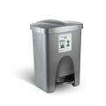 RFL Paddle Bin 20L Silver 86946. 