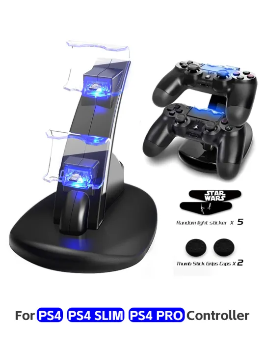 DATA%20FROG%20Controller%20Charger%20For%20PlayStation%204%20LED%20Dual%20USB%20Charging%20Dock%20Station%20For%20Dualshock%204/PS4%20Slim%20Pro%20Gaming%20Controller%20-%20Image%205