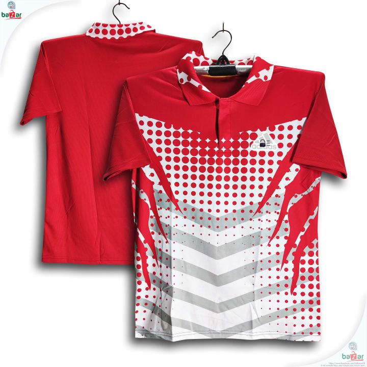 Stylish%20And%20Comfortable%20Short%20Sleeve%20Collar%20Polo%20Jersey%20For%20Men%20-%20Half%20Sleeve%20Cricket%20Polo%20T%20Shirt%20-%20Jersey%20-%20Image%204