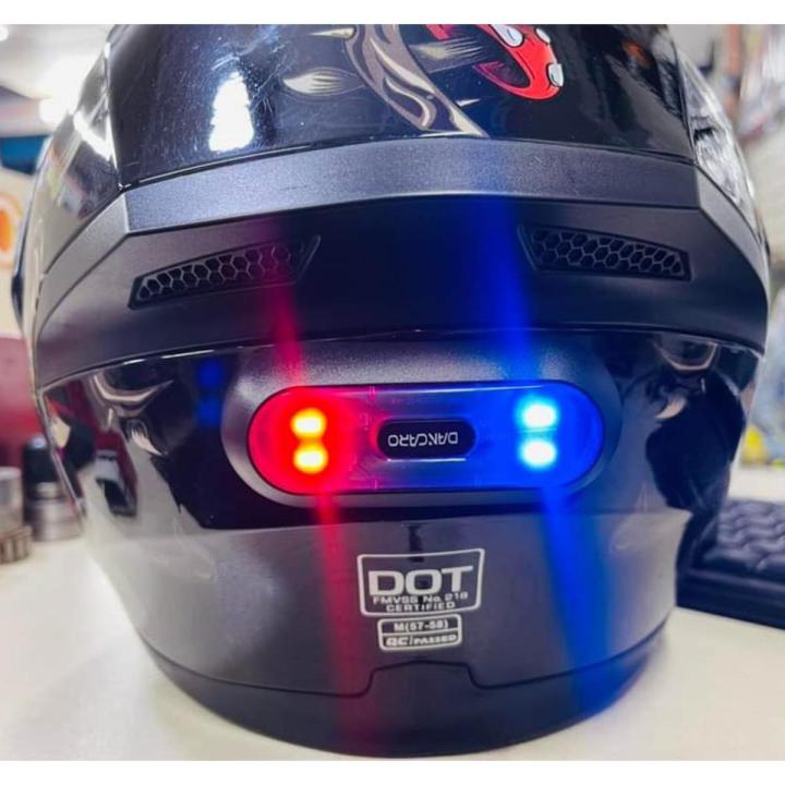 Helmet back Night Light red,blue combanition/LED Halmet