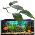 Fish Tank Landscaping Leaf Aquarium Plant Betta Fish Plant Leaf Simulation Leaves with Suction Cup for Fish Tank Aquariums.