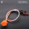 Universal Electric Vehicle Accessories for 48V with 12AWG Cable Scooter Bike Parts Charging Socket Battery Connector Plug.