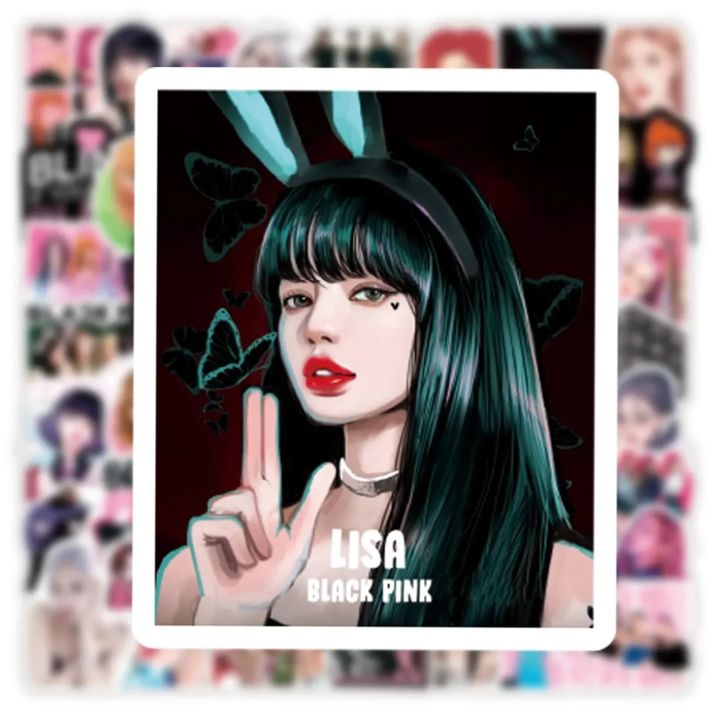 10/30/50pcs%20Korea%20Kpop%20Black%20Pink%20Stickers%20Pack%20DIY%20Laptop%20Phone%20Scrapbook%20Car%20Luggage%20Suitcase%20Waterproof%20Sticker%20Decals%20Toys%20-%20Image%202