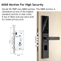 Smart Door Lock Zymak NX700F Tuya Wifi Smart Life Smart Home Security Fingerprint Door Lock With Fingerprint Digital PIN Card App Key.