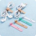 4Pcs Silicone Strap Hook Loop Cable Winder Headphone Cord Earphone Organizer Cable Tie brand new and good quality. 