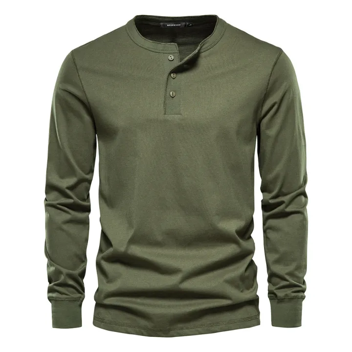 Autumn%20Henley%20Collar%20T%20Shirt%20Men%20Casual%20Solid%20Color%20Long%20Sleeve%20T%20Shirt%20for%20Men%20High%20Quality%20100%25%20Cotton%20Fashion%20Mens%20T%20Shirts%20-%20Image%204