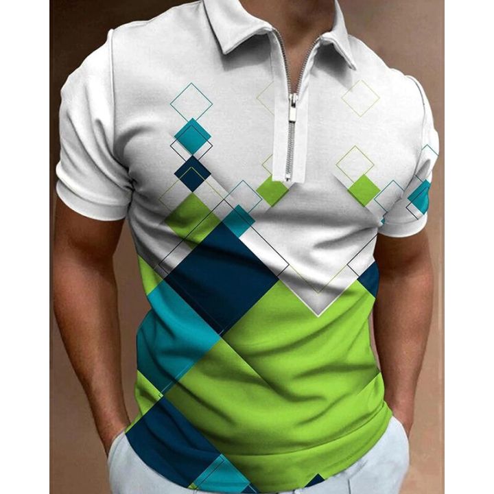Summer%20Men's%20Clothes%20Polo%20Shirts%20Casual%20Turn-Down%20Collar%20Zipper%20Streetwear%20Plus%20Sign%20Print%20Short%20Sleeve%20Tee%20Shirt%20Men%20Polos%20Tops%20-%20Image%204