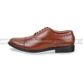 Black Oxford Shoe For Men Bullock men's shoes Korean version of British fashion shoes casual business formal leather shoes men's black wedding shoes (With Free Gift).