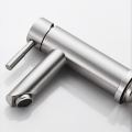 304 Stainless Steel Bathroom Sink Faucet Single Handle Wash Basin Mixer Tap. 