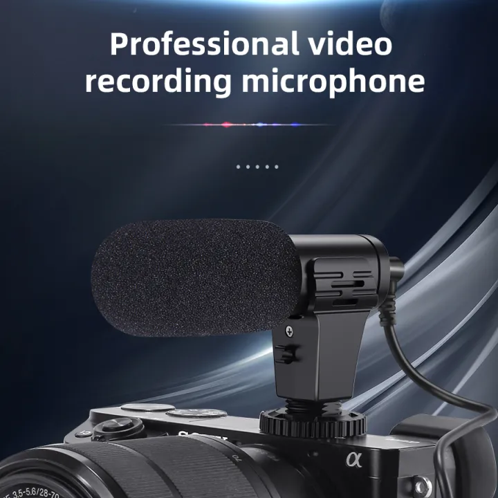 MAMEN%20Video%20Recording%20Microphone%20with%20ConyHair%20Windshield%203m%20Distance%20Cardioid%20Pickup%20for%20Camera%20Phone%20Livestream%20Vlog%20Interview%20-%20Image%203