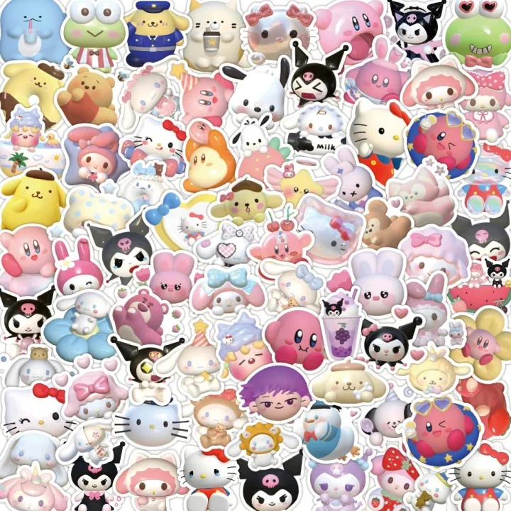 50/100pcs%20Kawaii%20My%20Melody%20Kuromi%20Hello%20Kitty%20Stickers%20for%20Kids%20Girls%20DIY%20Laptop%20Phone%20Diary%20Cute%20Cartoon%20Sanrio%20Sticker%20Decals%20-%20Image%206