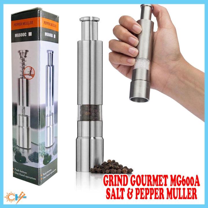 PEPPER MULLER MERICA & PEPPER GRIND GOURMET SALT & PEPPER MULLER MG600A ...
