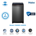 HAIER 8 KG Top Load Automatic Washing Machine Oceanus Wave Drum | HWM80-1269S6 With Free Delivery and Official Warranty. 